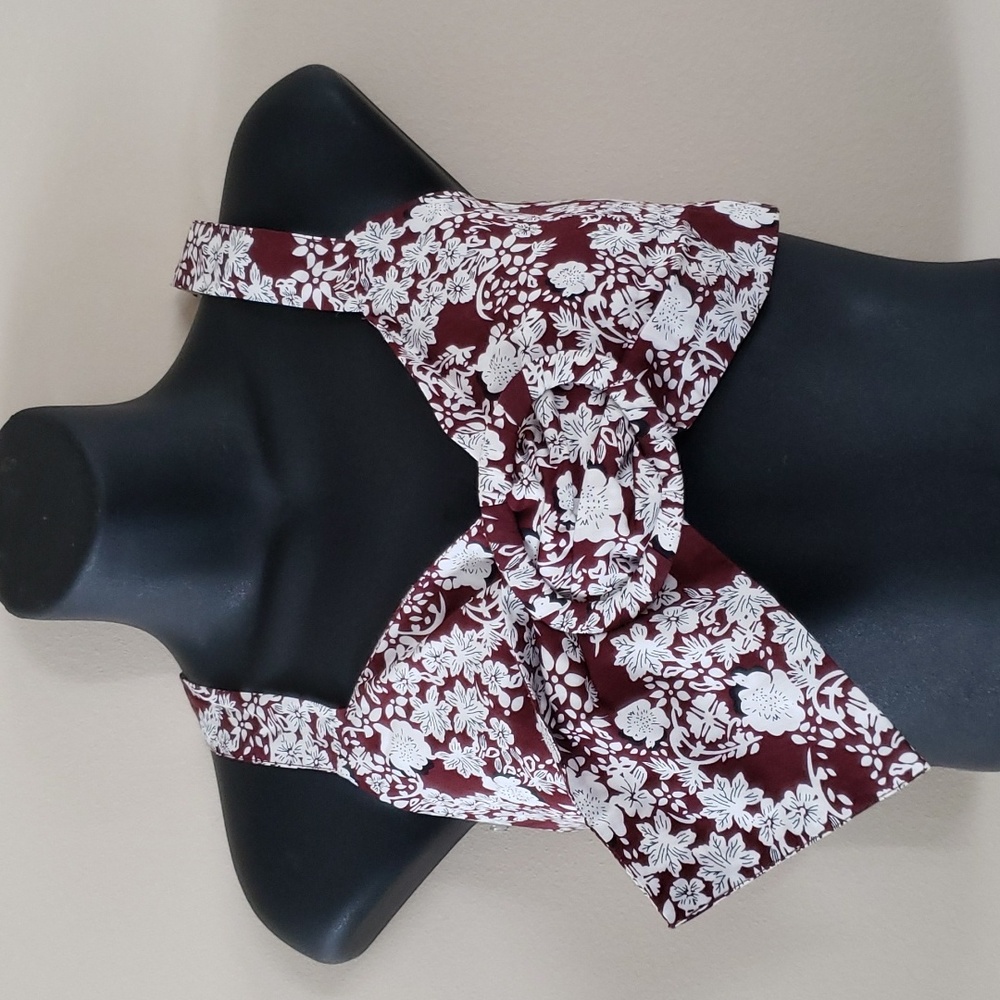 ZARA Floral print crop top